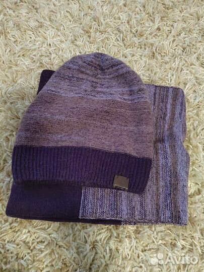 Комплект шапка и снуд