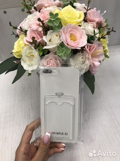 Чехол прозрачный для 7plus/8plus