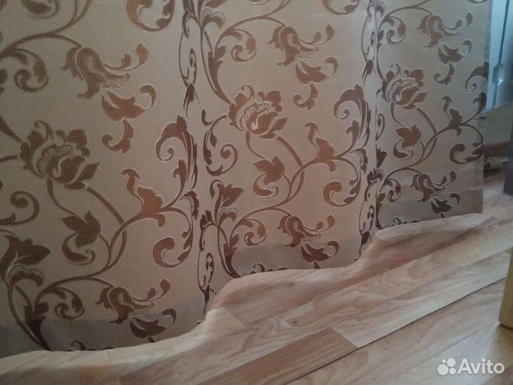 Шторы на шторной ленте, высота 2,7 подшиты уютные