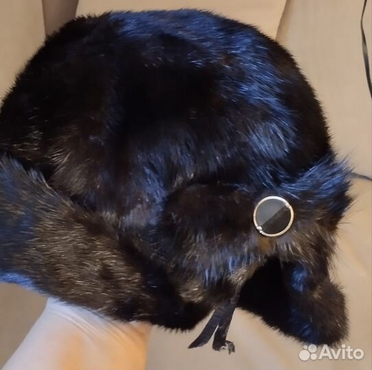Шапка норковая женская
