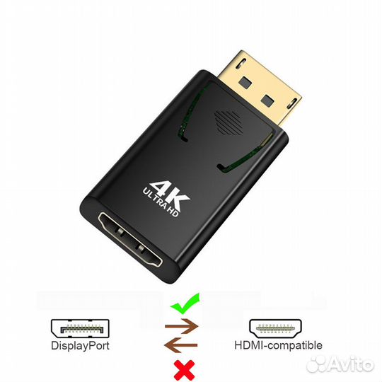 DisplayPort DP M / Mini to Hdmi конвертер