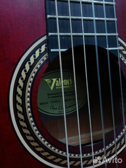 Гитара Valencia, 3/4 классическая