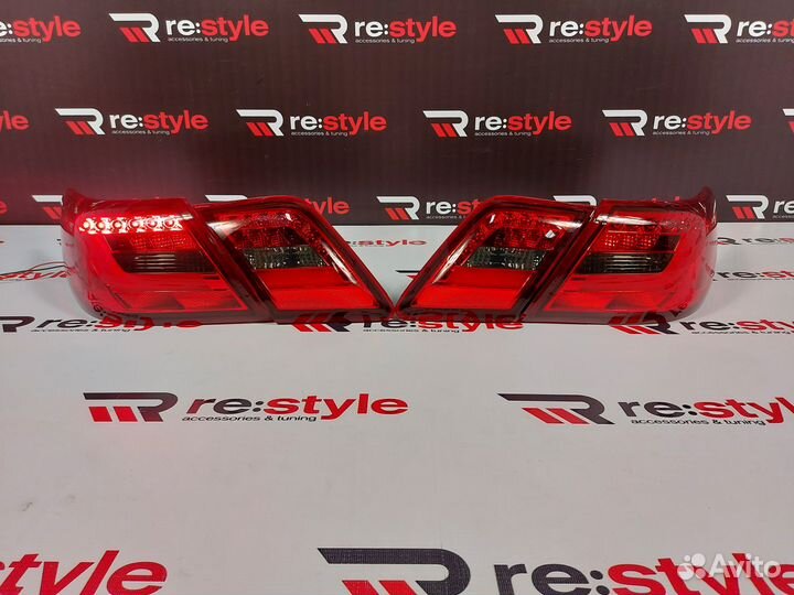 Стопы Toyota Camry 40 06-11г Красно-Черные