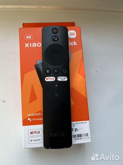 Смарт приставка xiaomi mi tv stick 4k