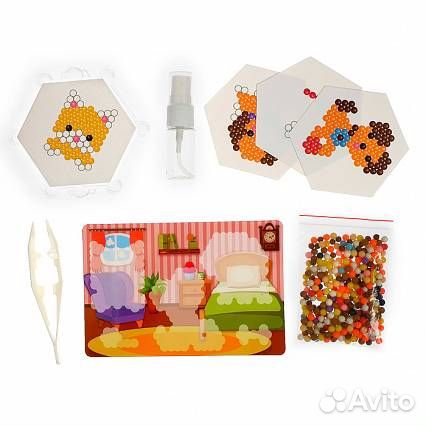 Аквамозайка с декорациями «Зверята»