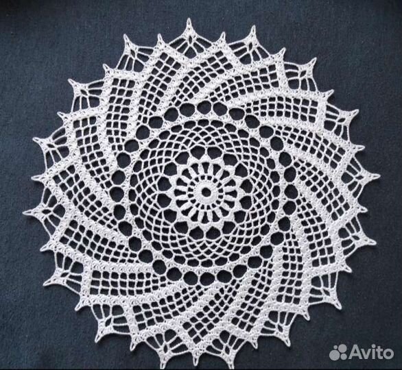 Салфетка вязаная крючком