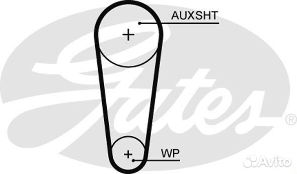 Ремень грм VAG cmba/crva/crbc/crlb 5683xs Gates
