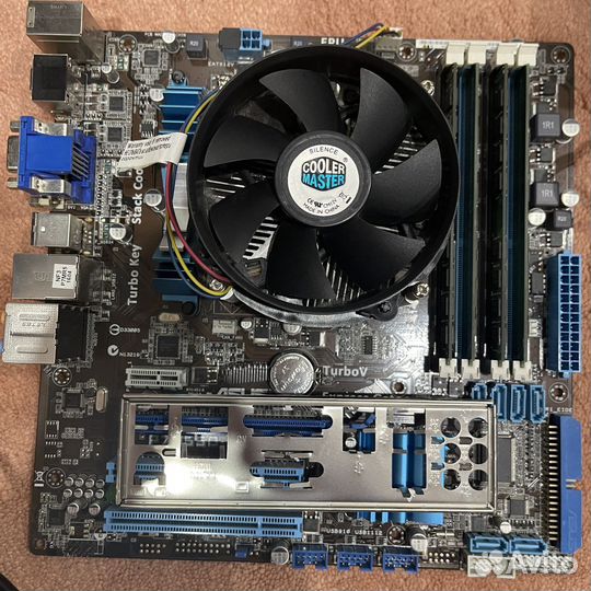 Полный компоект Материнская плата + i3 + 8gb