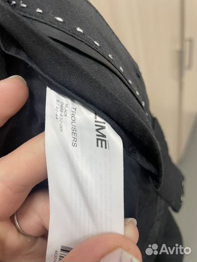 Брюки палаццо шерсть lime, размер s