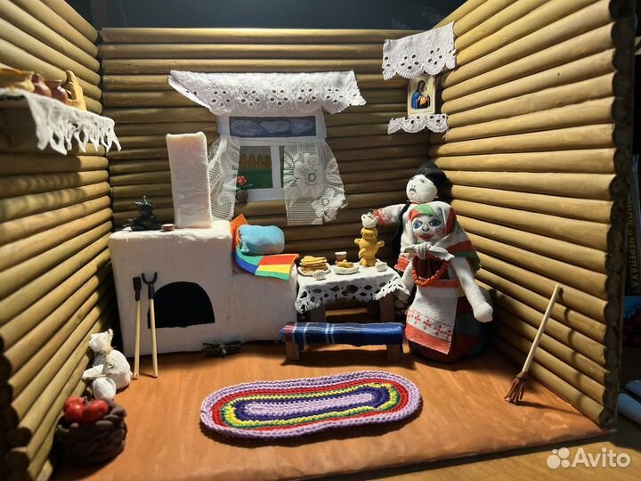 Макет избушки