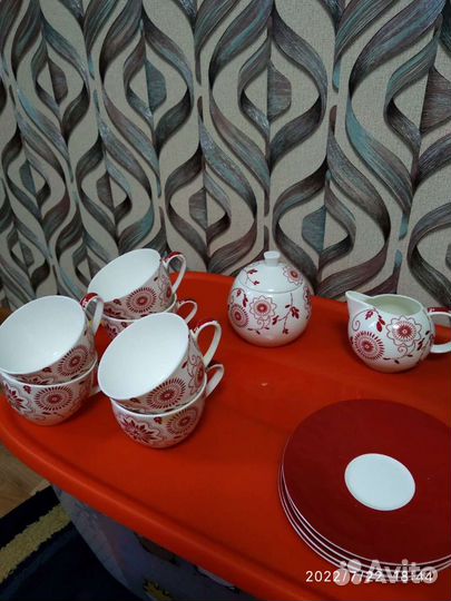 Сервиз чайный 6 пар