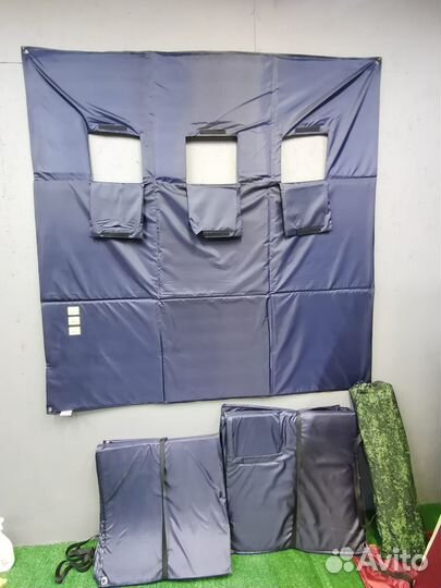 Полы в палатку теплые зимние Рыбалка