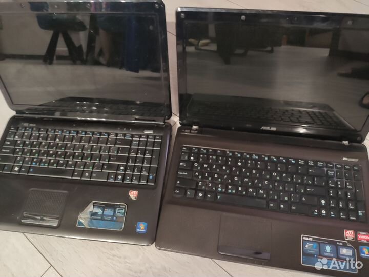 Ноутбуки asus 2 шт не рабочие на запчасти