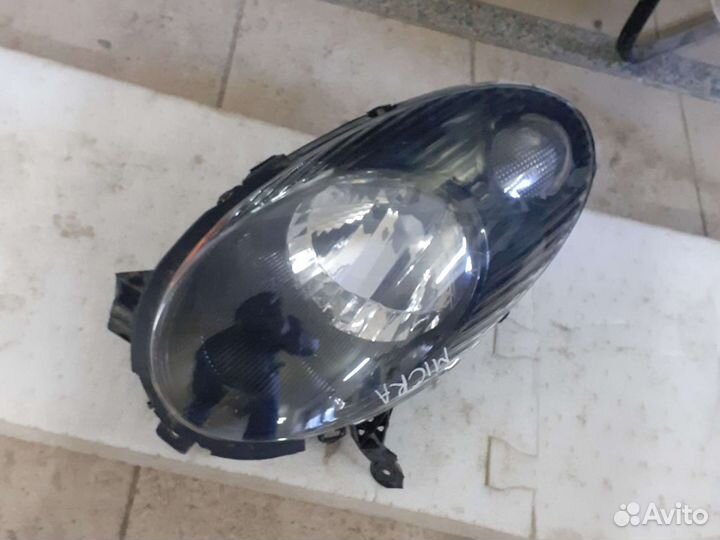 Фара левая Nissan Micra Ниссан Микра