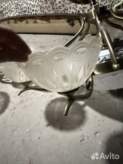 Люстра потолочная подвесная бу