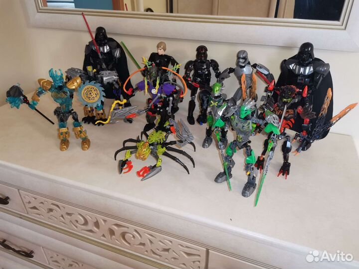 Lego Bionicle, Hero Factory, Star Wars цена за все