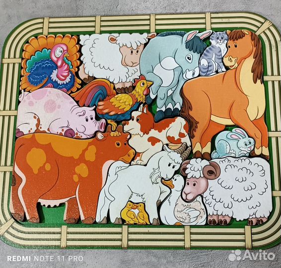 Пазлы,Развивающие игрушки, деревянные, музыкальные