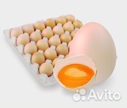 Яйцо куриное отборное оптом кремовое Домашнее