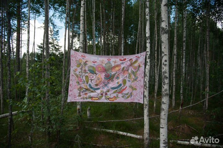 Картина гобелен ткань