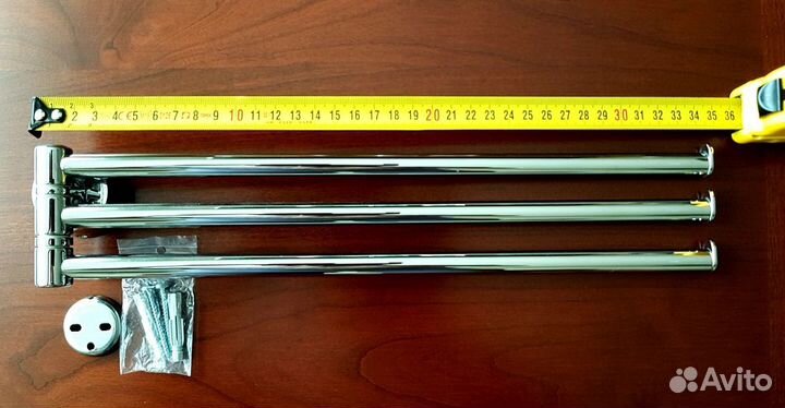 Полотенцедержатель поворотный тройной 35 см FBS N