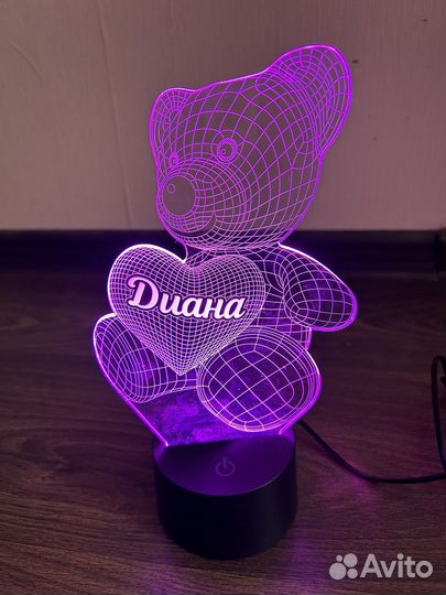 Ночник с именем