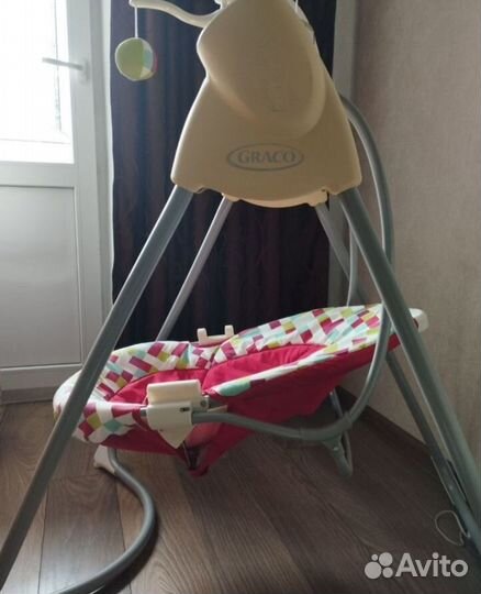 Детская электро качеля