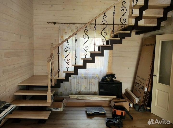 Лестницы на металлокаркасе