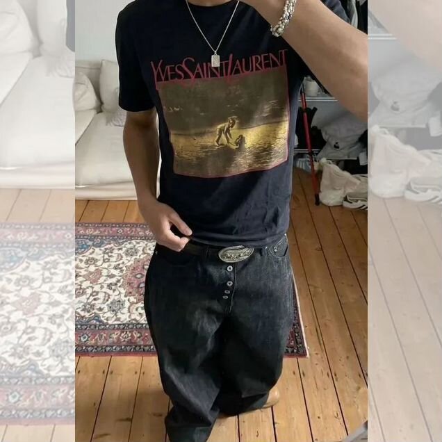 Футболка Saint Laurent La manche archived tee
