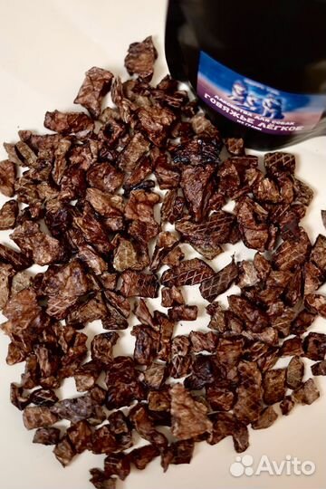 Лакомство для животных - Легкое говяжье сушеное