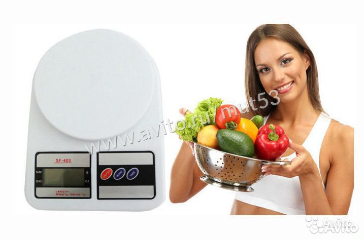 Весы кухонные электронные SF-400 до 10 кг