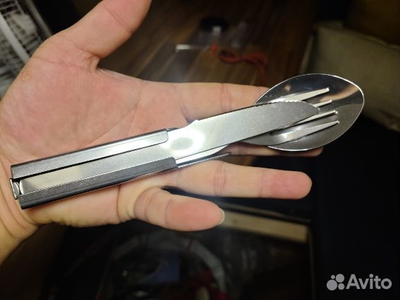 Набор вилка ложка нож открывашка консервов