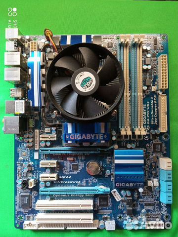 Игровой комплект Gigabyte GA-P55-UD + Intel i5