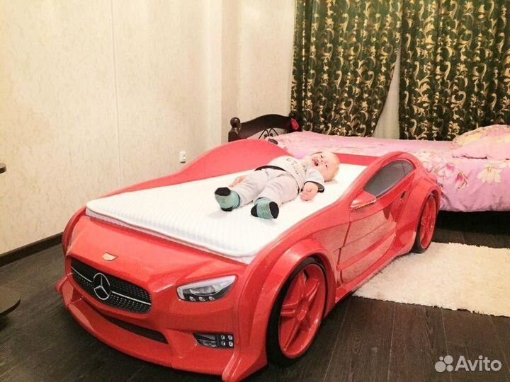 Детская кровать машина арт 09