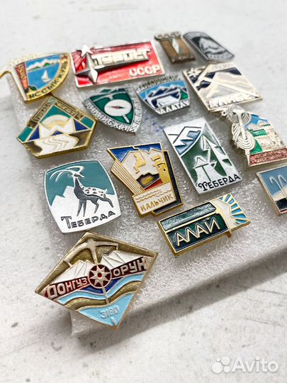 Значок альпинизм туризм турбаза турист горы