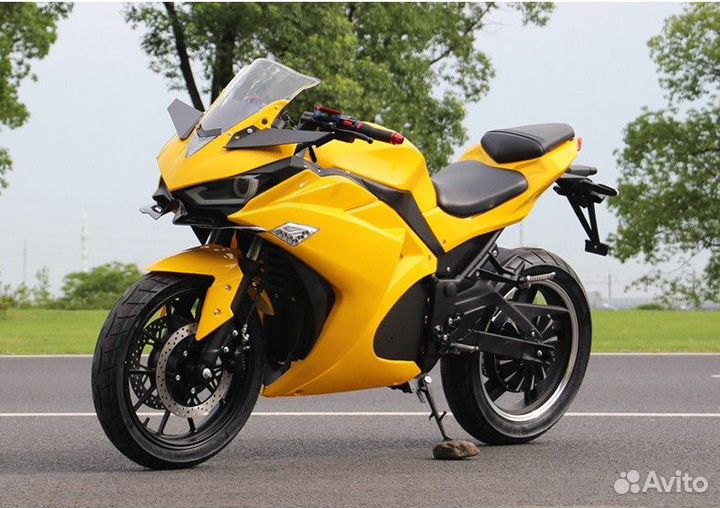 Электромотоцикл Yamaha R3 3000 Вт, 60 Ah