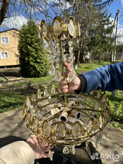 Хрустальная люстра СССР