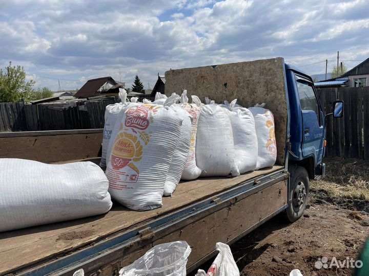 Чернозем перегной в мешках