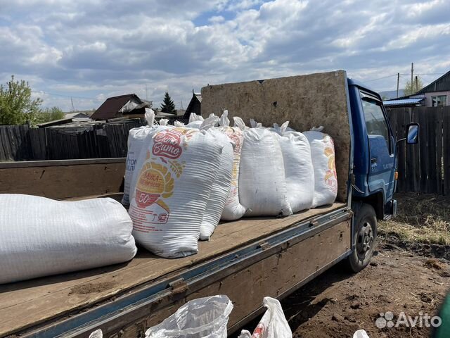 Чернозем перегной в мешках