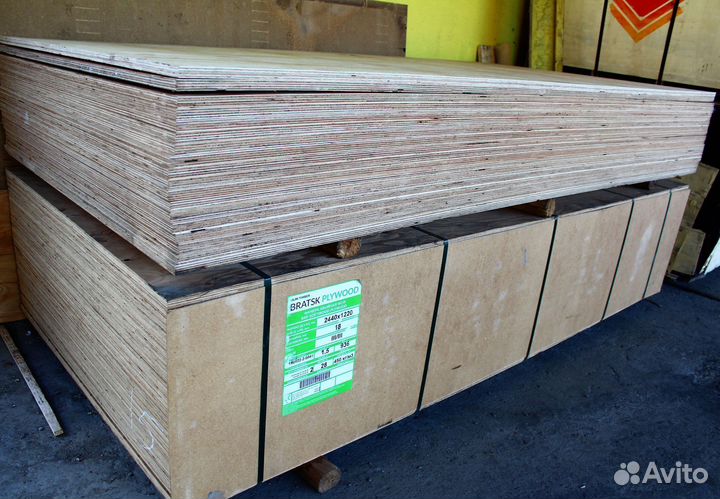 Фсф фанера 12 * 1220 * 2440 мм сорт 4/4 нш Береза
