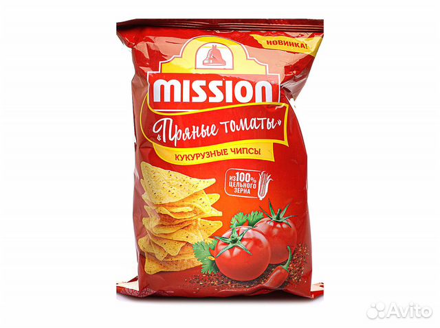 Чипсы кукурузные mission со вкусом томатов 14 шт