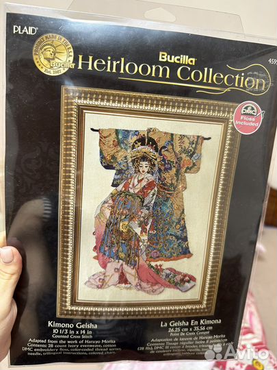 Bucilla набор для вышивания гейша