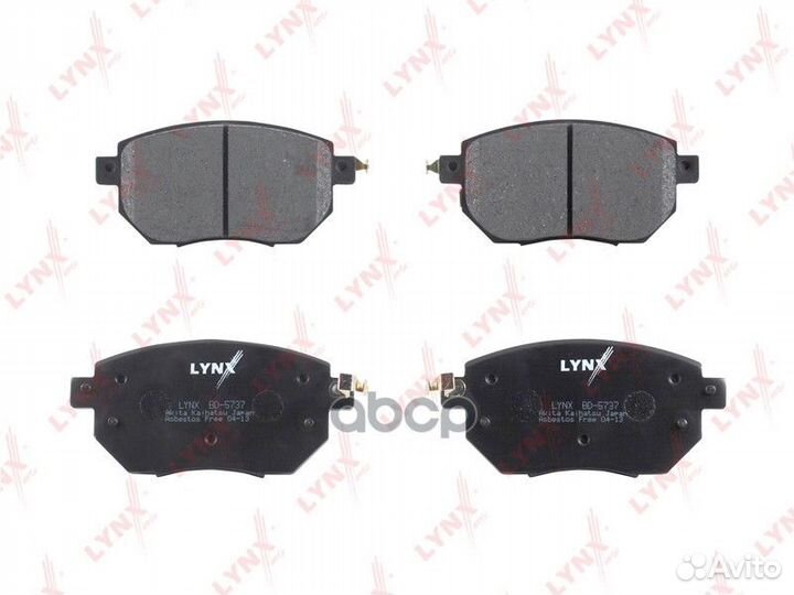 Колодки торм. диск. перед. bd5737 lynxauto