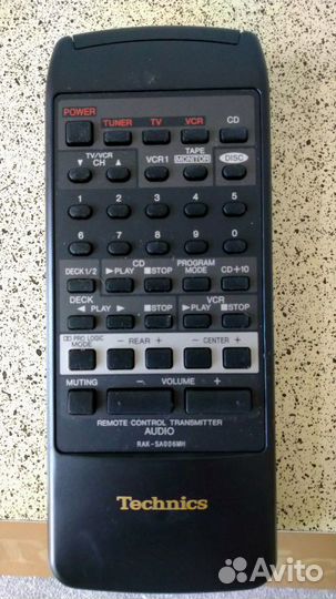 Пульт Technics RAK-sa006mh