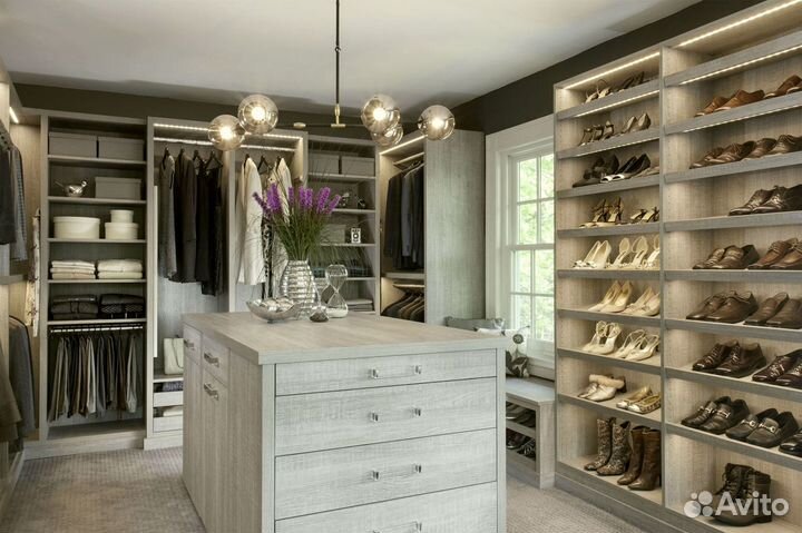 Гардеробная глубина 40