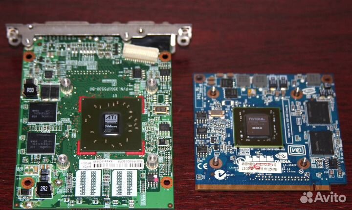 Видеокарты для ноутбуков 4 штуки (цена за все)