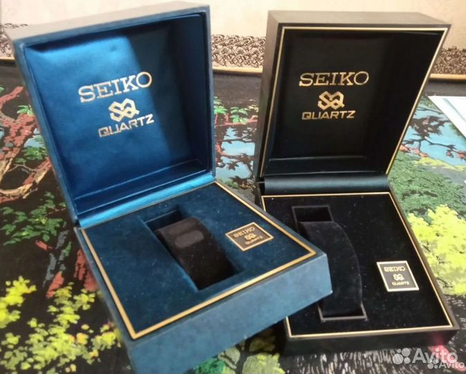 Коробки, боксы от часов seiko quartz