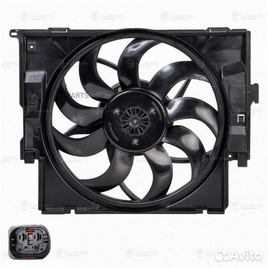 Вентилятор двигателя BMW 3 (F30) (11) (с кожухом)