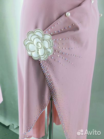 Юбка для танго пыльная роза 42-44