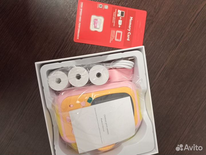 Детский фотоаппарат с моментальной печатью