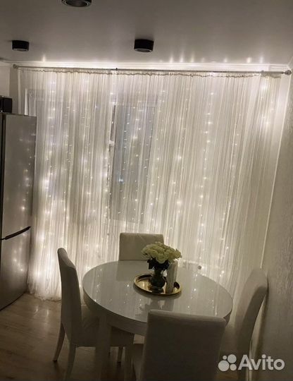 Гирлянда штора 3х3 с пультом